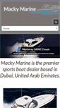 Mobile Screenshot of mackymarine.com